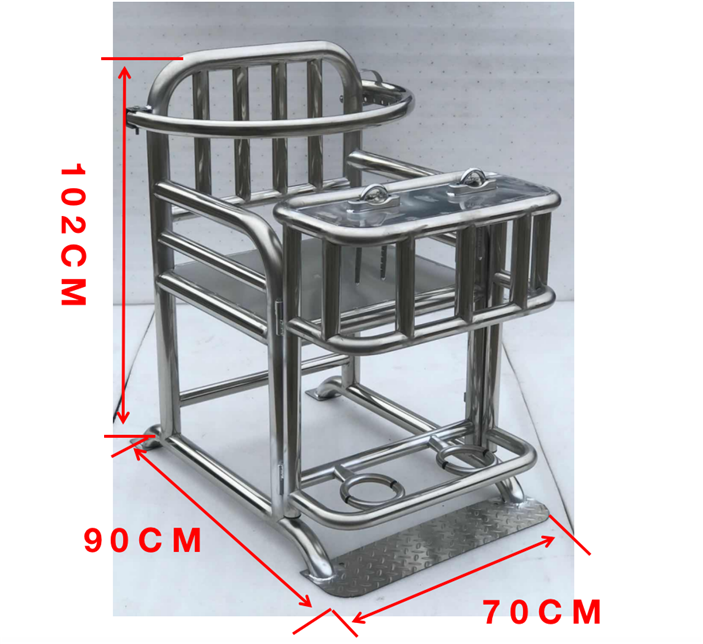 不銹鋼方門(mén)審訊椅
